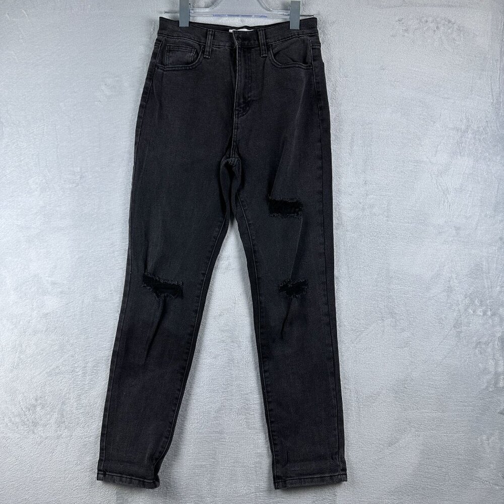 Re Generation by Celebrity Pink Skinny Jeans Distressed Womens Black Size 5/27